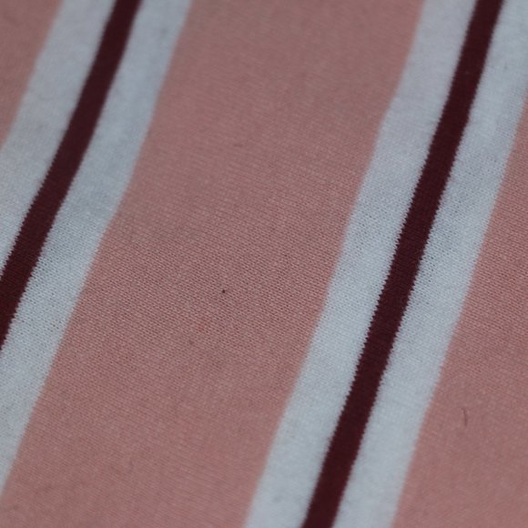 Rebellious One | Striped Unfinished Crop Top - Picture 3 of 7